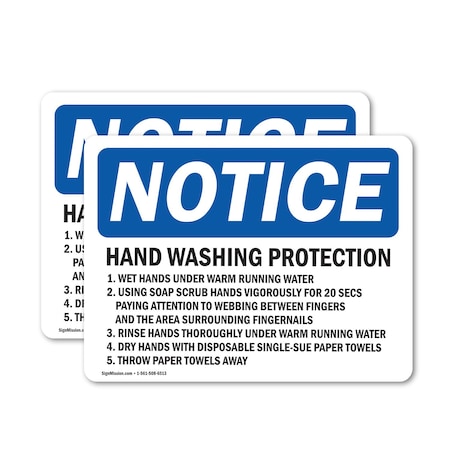 Signmission Safety Culture Sign, 10 in Width, Vinyl Decal, Rectangle OS-2PACK-NS-D-710-L-13217